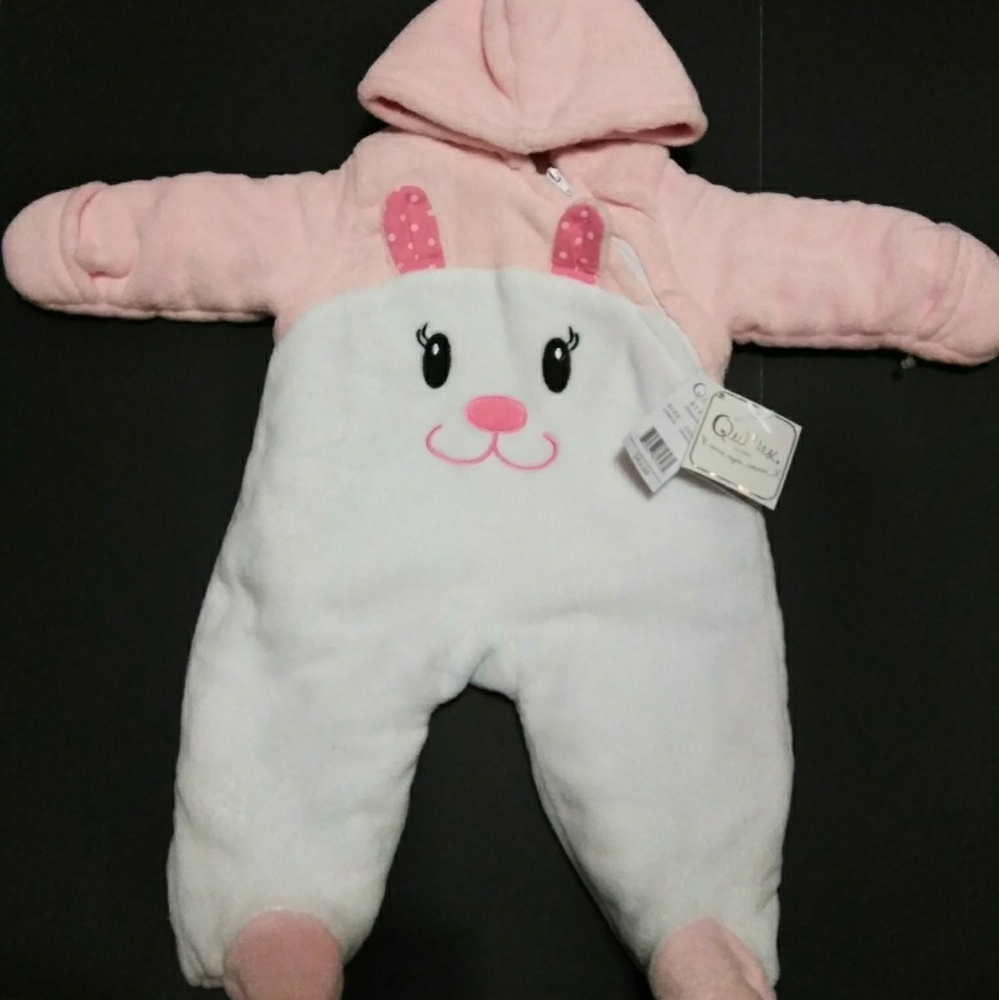 Quiltex Snuggle Duds Snow Suit Fleece Lined Union